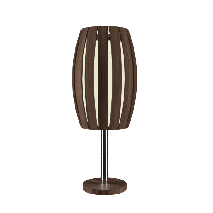 Accord Lighting 7011.18 One Light Table Lamp, American Walnut
