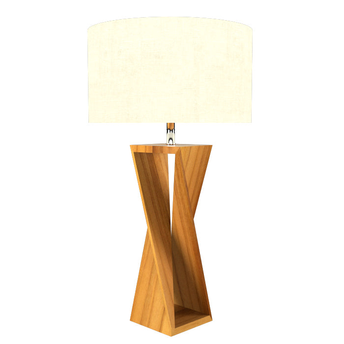 Accord Lighting 7044.12 One Light Table Lamp, Teak