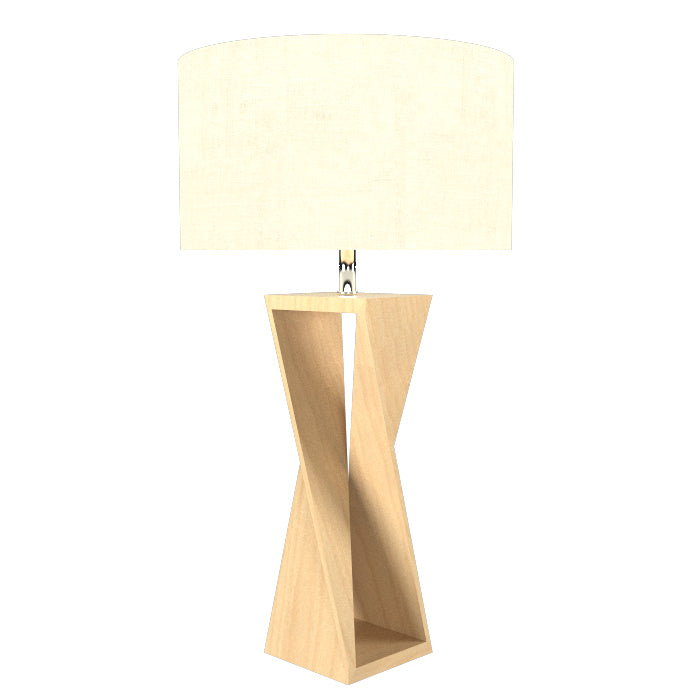 Accord Lighting 7044.34 One Light Table Lamp, Maple