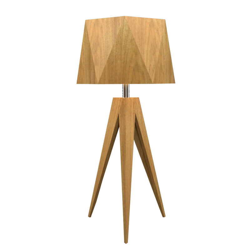 Accord Lighting 7048.09 One Light Table Lamp, Louro Freijo