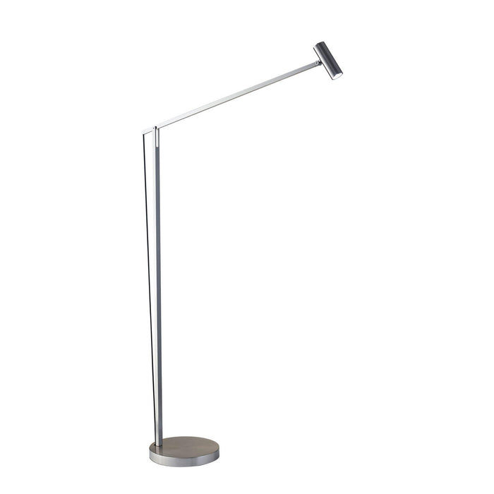 Adesso Home AD9101-22 LED Floor Lamp, Brushed Steel