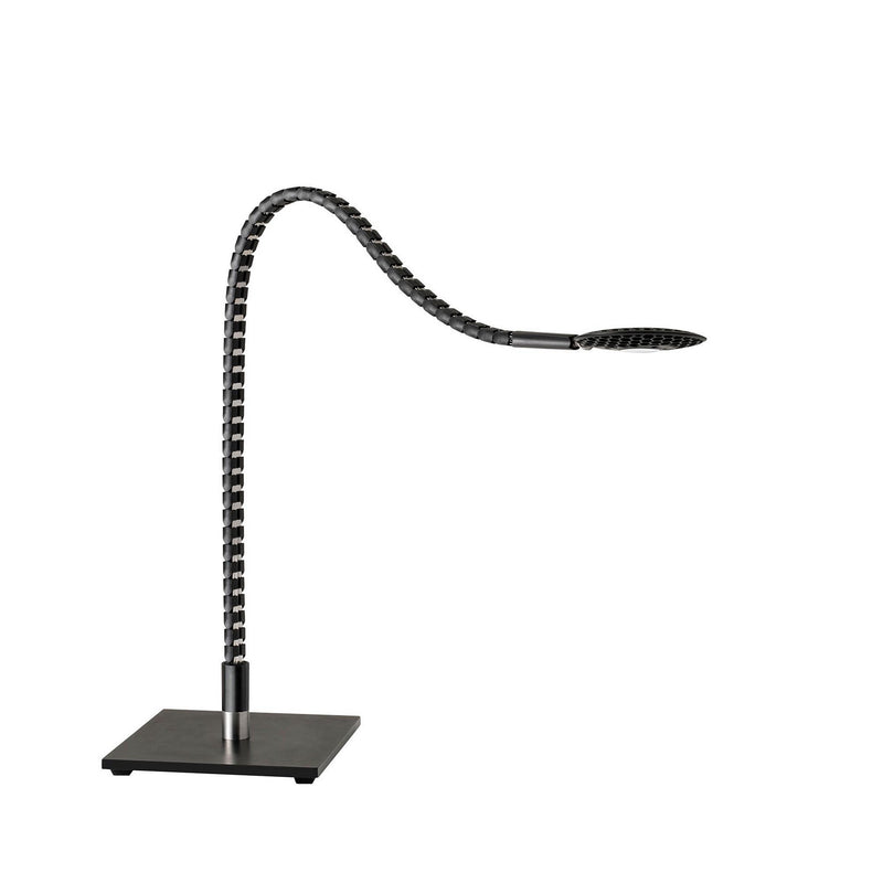 Adesso Home AD9120-01 LED Table Lamp, Black/Brushed Steel