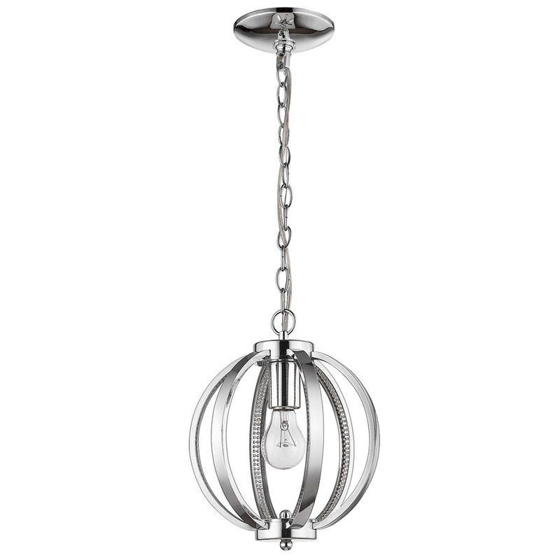 Acclaim Lighting IN11335CH One Light Pendant, Chrome