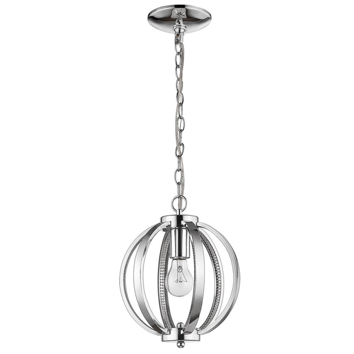 Acclaim Lighting IN11335CH One Light Pendant, Chrome