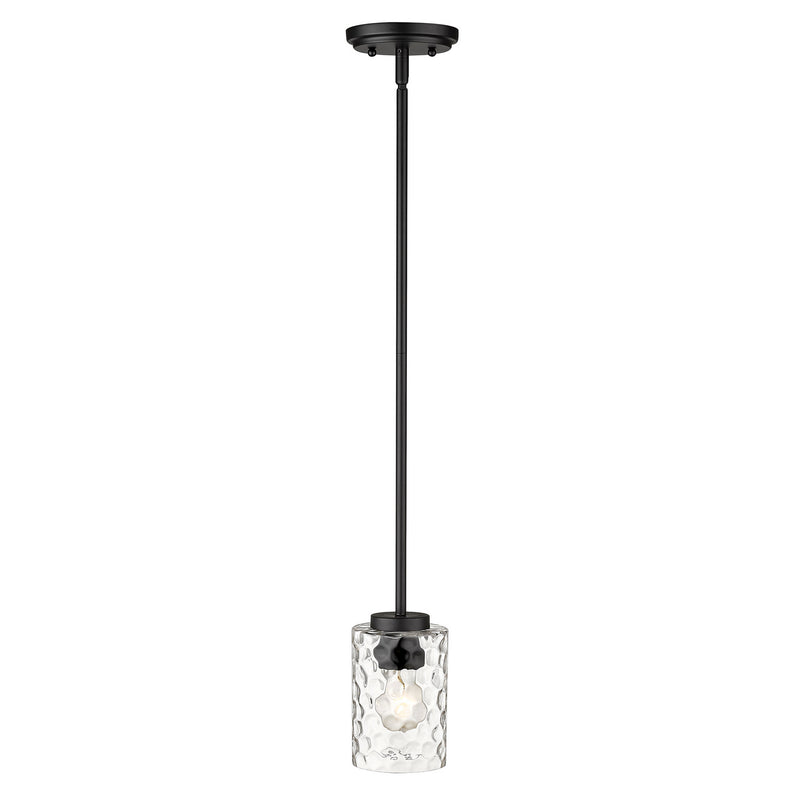 Acclaim Lighting IN20014BK One Light Pendant, Matte Black