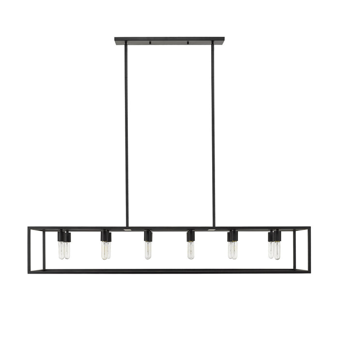 Acclaim Lighting IN21003BK 12 Light Island Pendant, Matte Black