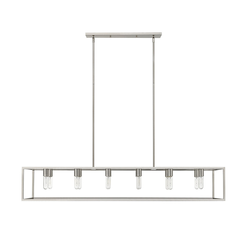 Acclaim Lighting IN21003SN 12 Light Island Pendant, Satin Nickel