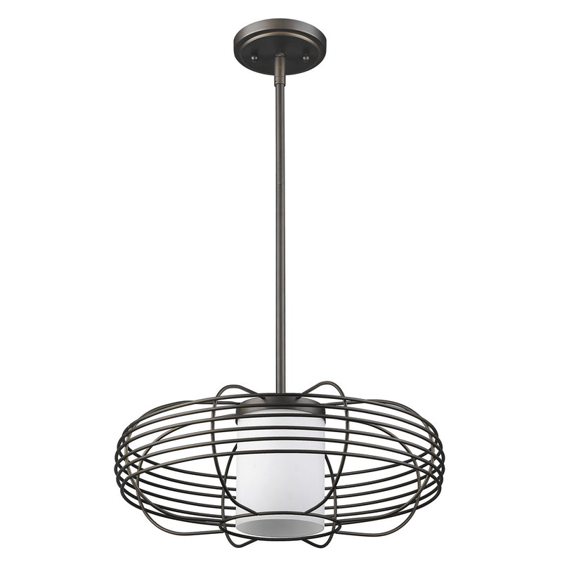 Acclaim Lighting IN21215ORB One Light Pendant, Oil Rubbed Bronze