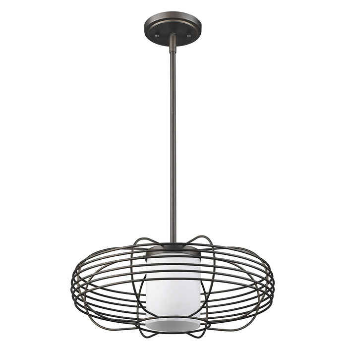 Acclaim Lighting IN21215ORB One Light Pendant, Oil Rubbed Bronze