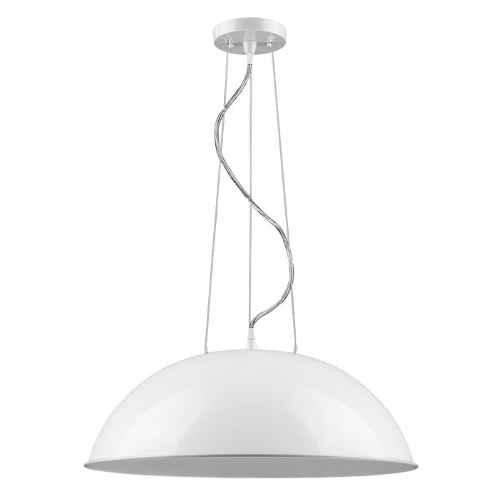 Acclaim Lighting IN31450WH One Light Pendant, White