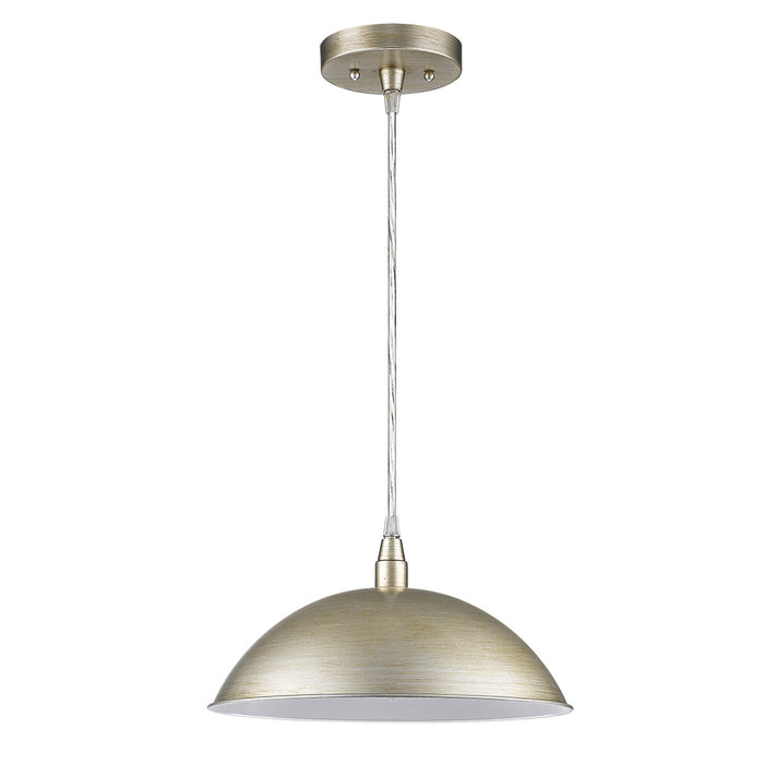 Acclaim Lighting IN31451WG One Light Pendant, Washed Gold