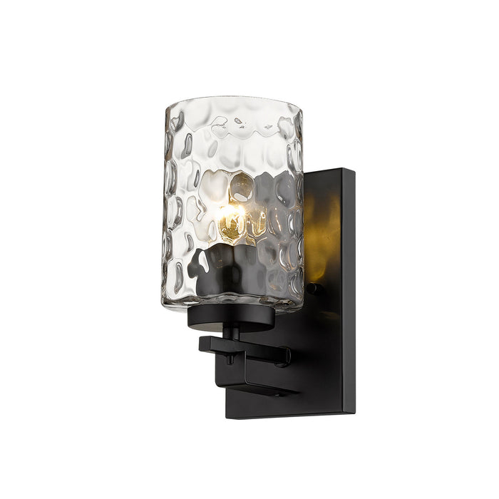 Acclaim Lighting IN40010BK One Light Wall Sconce, Matte Black