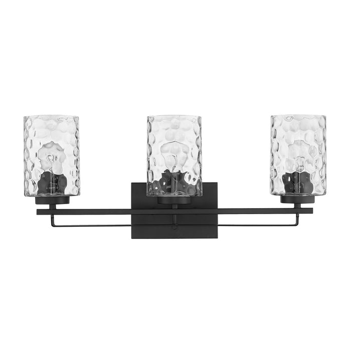 Acclaim Lighting IN40012BK Three Light Vanity, Matte Black