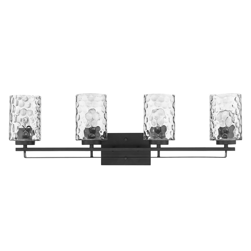 Acclaim Lighting IN40013BK Four Light Vanity, Matte Black
