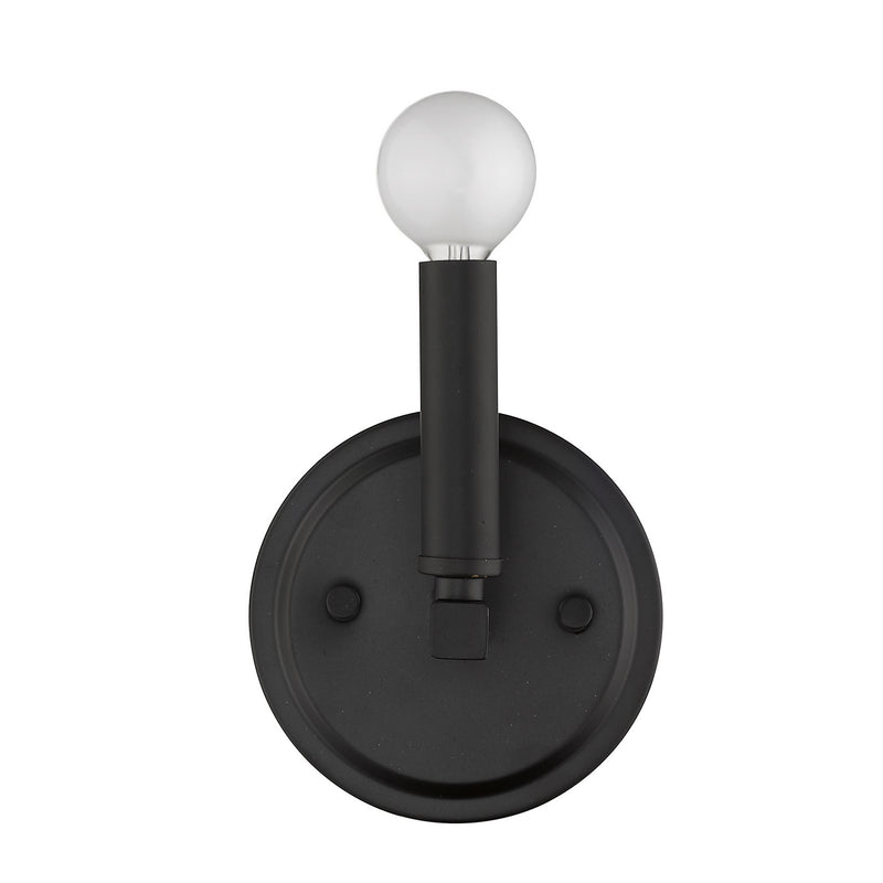 Acclaim Lighting IN41153BK One Light Wall Sconce, Matte Black
