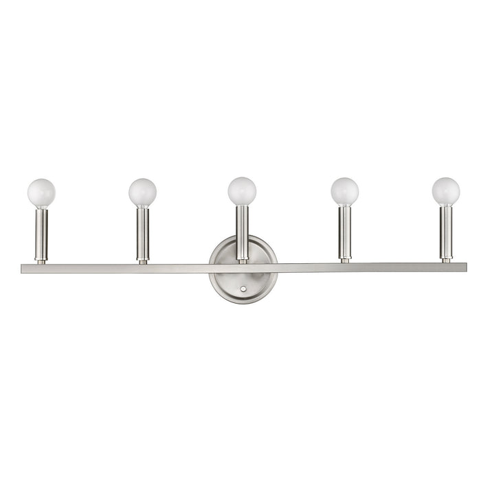 Acclaim Lighting IN41156SN Five Light Vanity, Satin Nickel