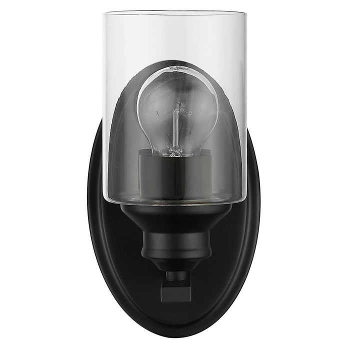 Acclaim Lighting IN41450BK One Light Wall Sconce, Matte Black