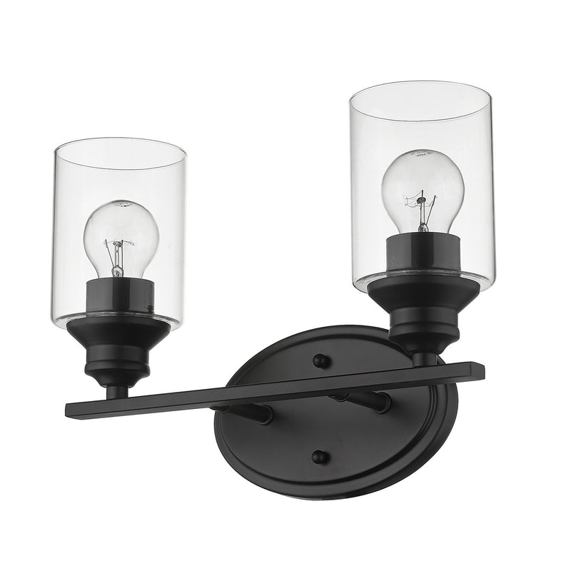 Acclaim Lighting IN41451BK Two Light Vanity, Matte Black