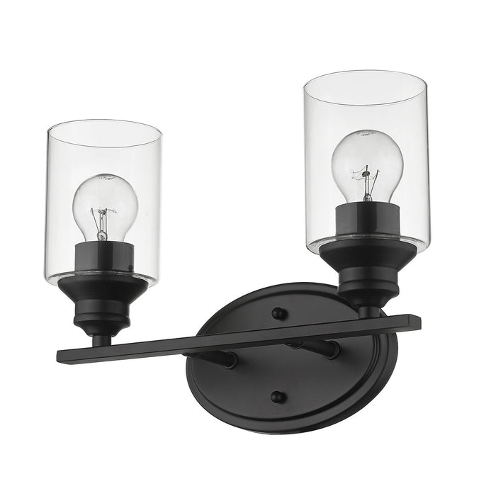 Acclaim Lighting IN41451BK Two Light Vanity, Matte Black