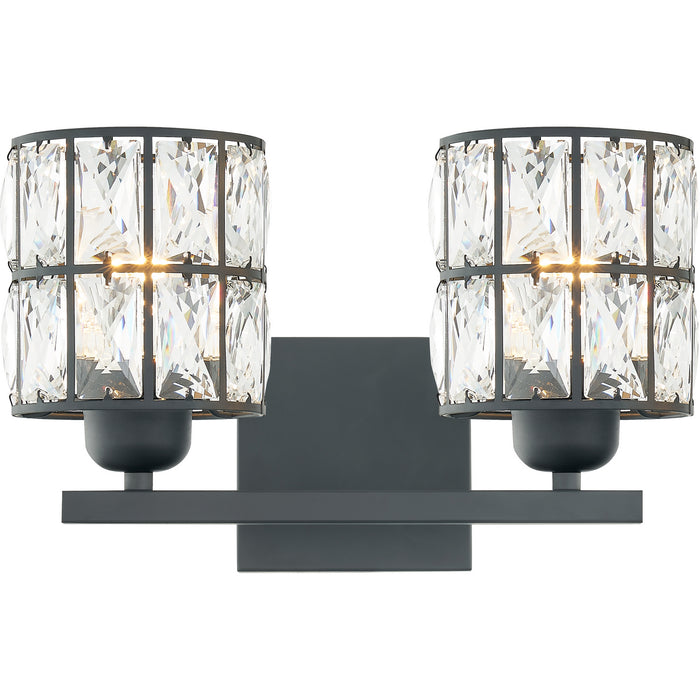 Quoizel GIB8613MBK Two Light Bath, Matte Black