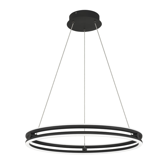 Quoizel PCGVS2824MBK LED Pendant, Matte Black