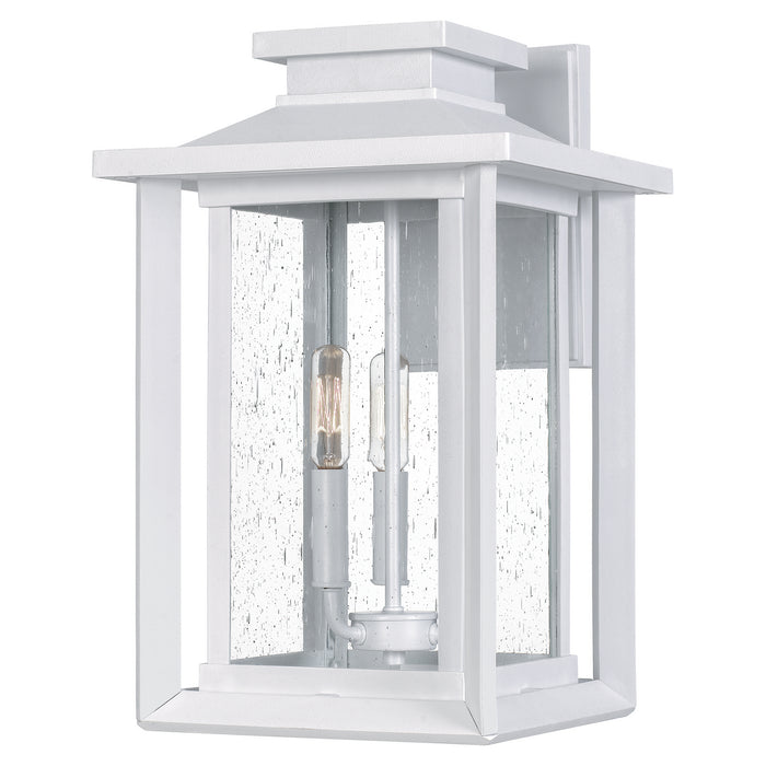 Quoizel WKF8411W Three Light Outdoor Wall Mount, Matte White