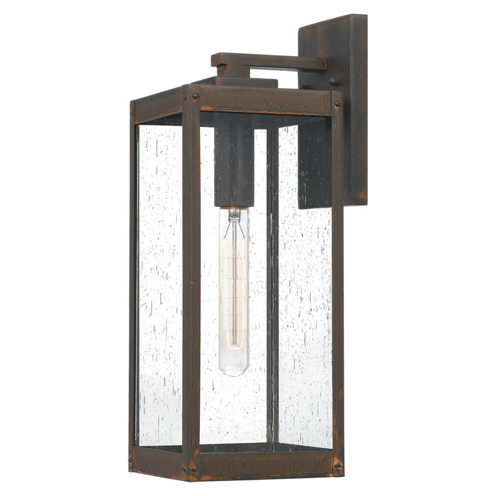 Quoizel WVR8406IZ One Light Outdoor Wall Mount, Industrial Bronze