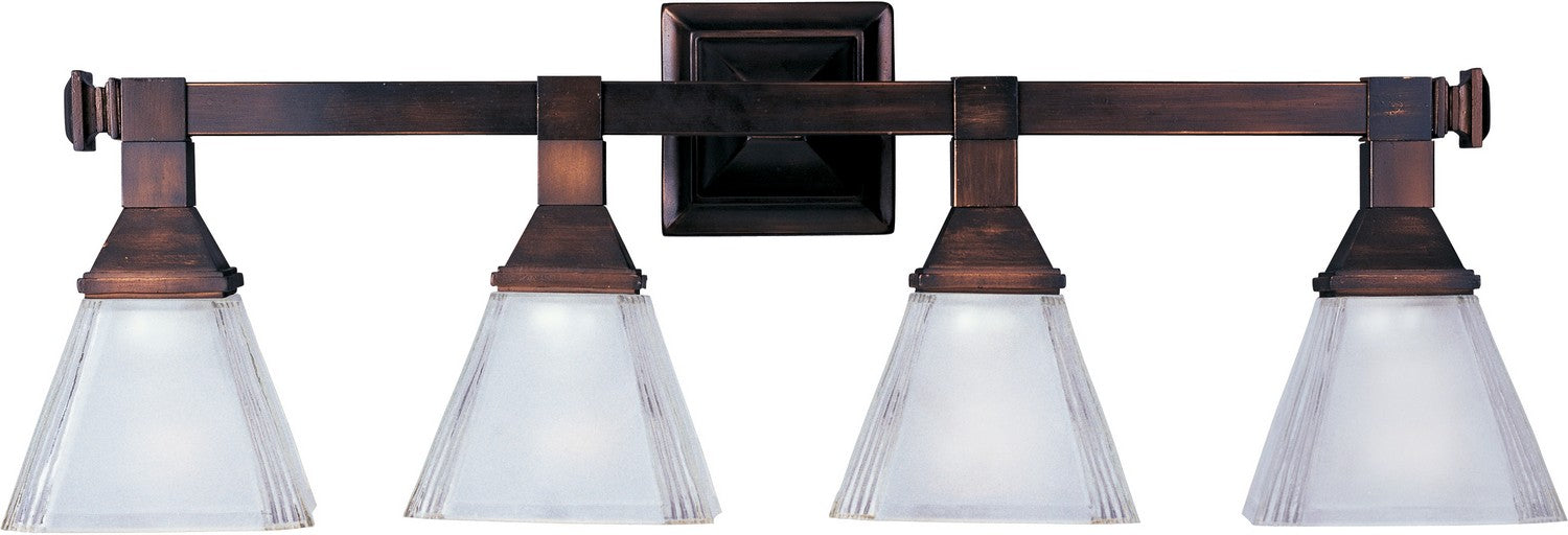 Maxim 11079FTOI Four Light Bath Vanity, Oil Rubbed Bronze