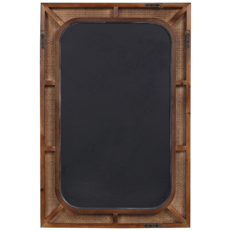 Uttermost 09687 Mirror, Maple Stain