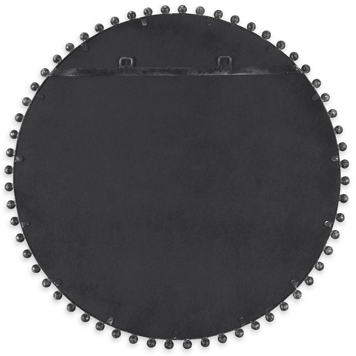 Uttermost 09691 Mirror, Black With Silver Highlights