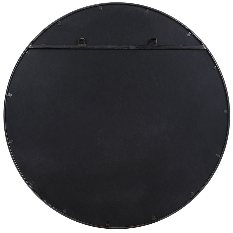 Uttermost 09692 Mirror, Aged Black