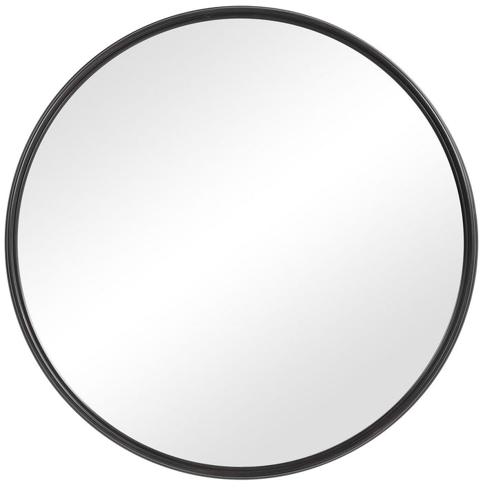 Uttermost 09692 Mirror, Aged Black