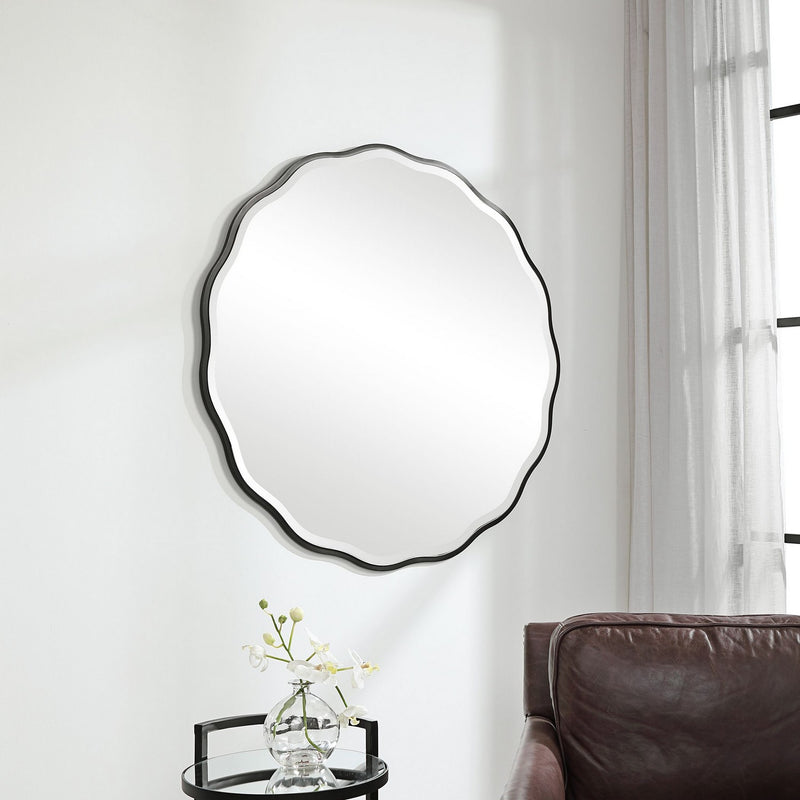 Uttermost 09693 Mirror, Satin Black