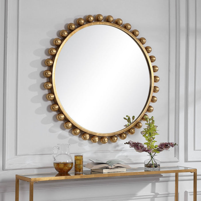 Uttermost 09695 Mirror, Gold Leaf