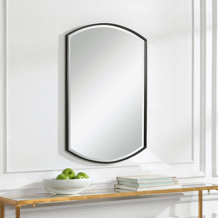 Uttermost 09705 Mirror, Satin Black
