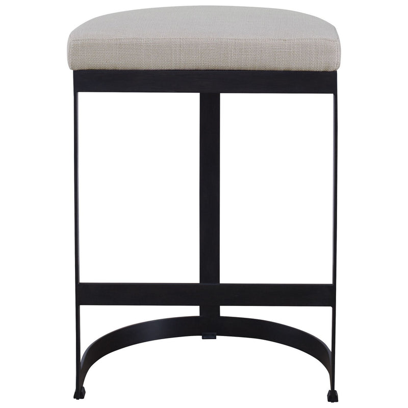 Uttermost 23591 Counter Stool, Matte Black