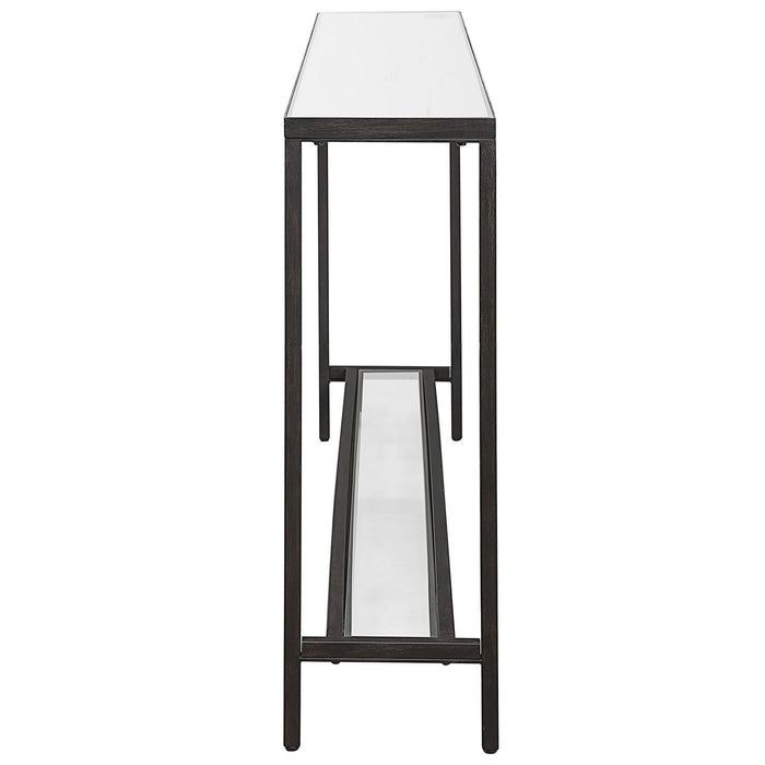 Uttermost 24997 Console Table, Matte Black