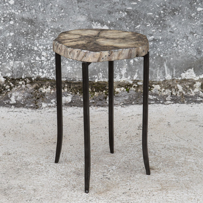 Uttermost 25486 Accent Table, Aged Iron