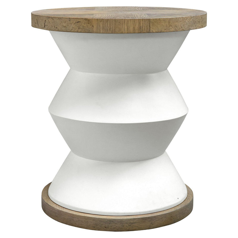 Uttermost 25488 Side Table, Matte White