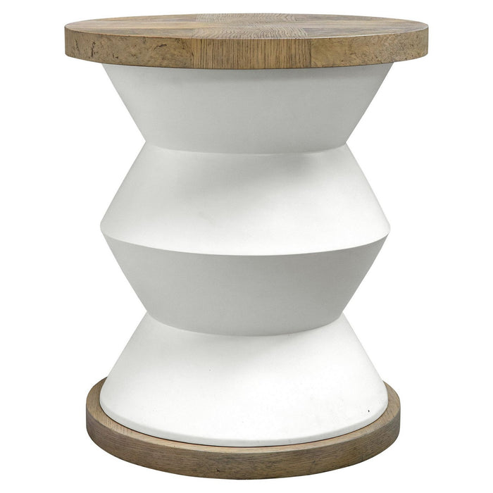 Uttermost 25488 Side Table, Matte White