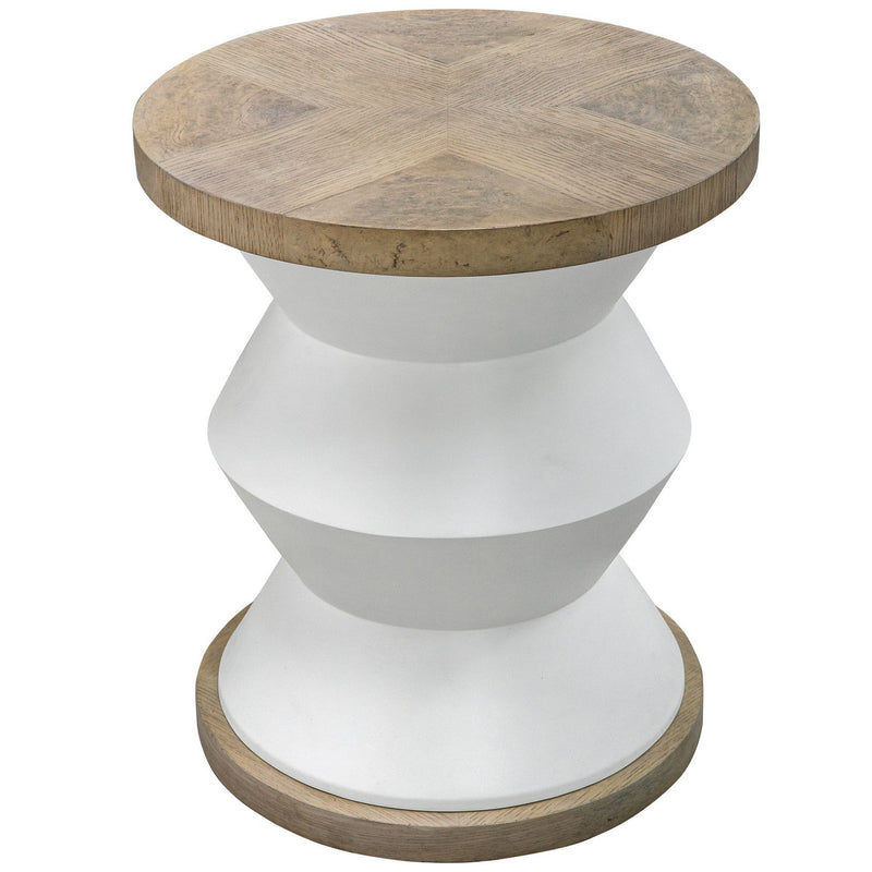 Uttermost 25488 Side Table, Matte White