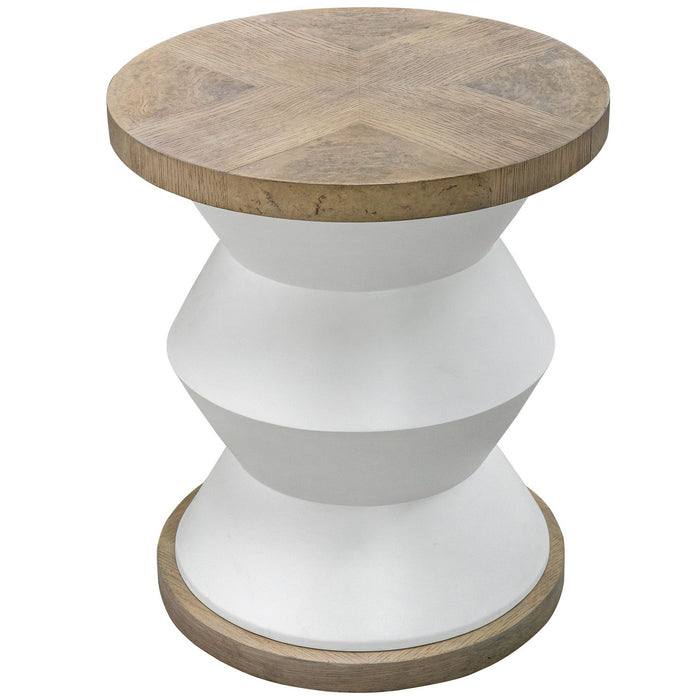 Uttermost 25488 Side Table, Matte White