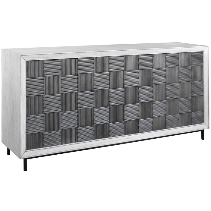 Uttermost 25489 Cabinet, Light Gray