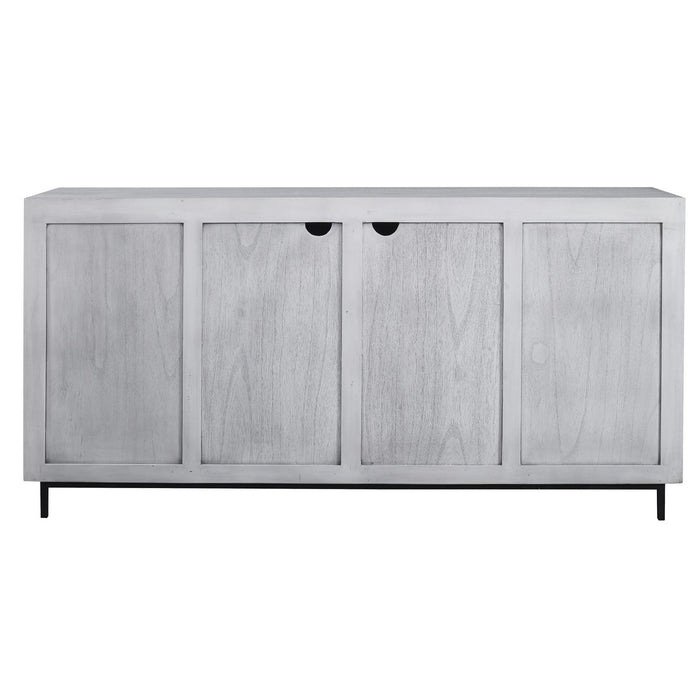 Uttermost 25489 Cabinet, Light Gray