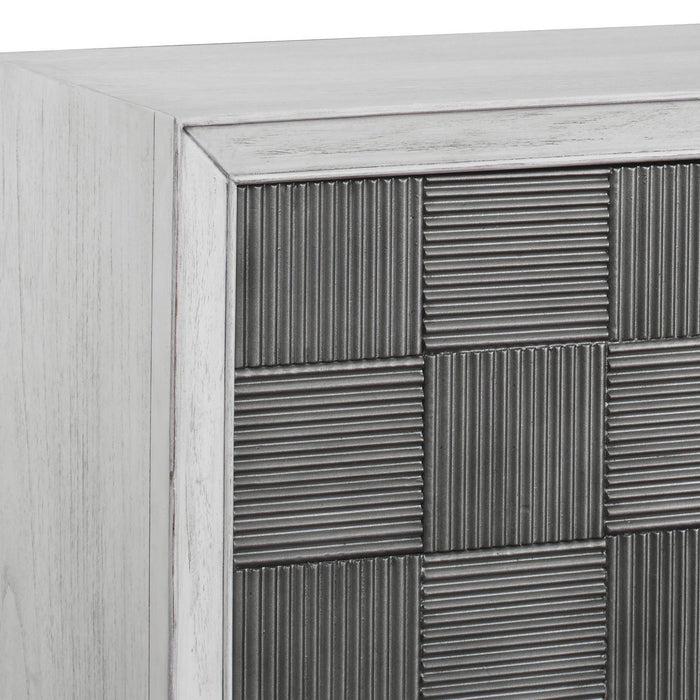 Uttermost 25489 Cabinet, Light Gray