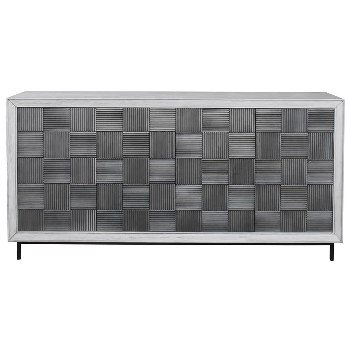 Uttermost 25489 Cabinet, Light Gray