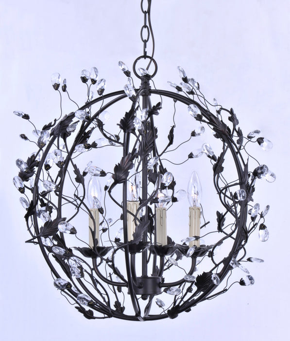 Maxim 2850OI Three Light Chandelier, Oil Rubbed Bronze