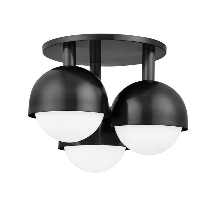 Hudson Valley 1203-OB Three Light Semi Flush Mount, Old Bronze