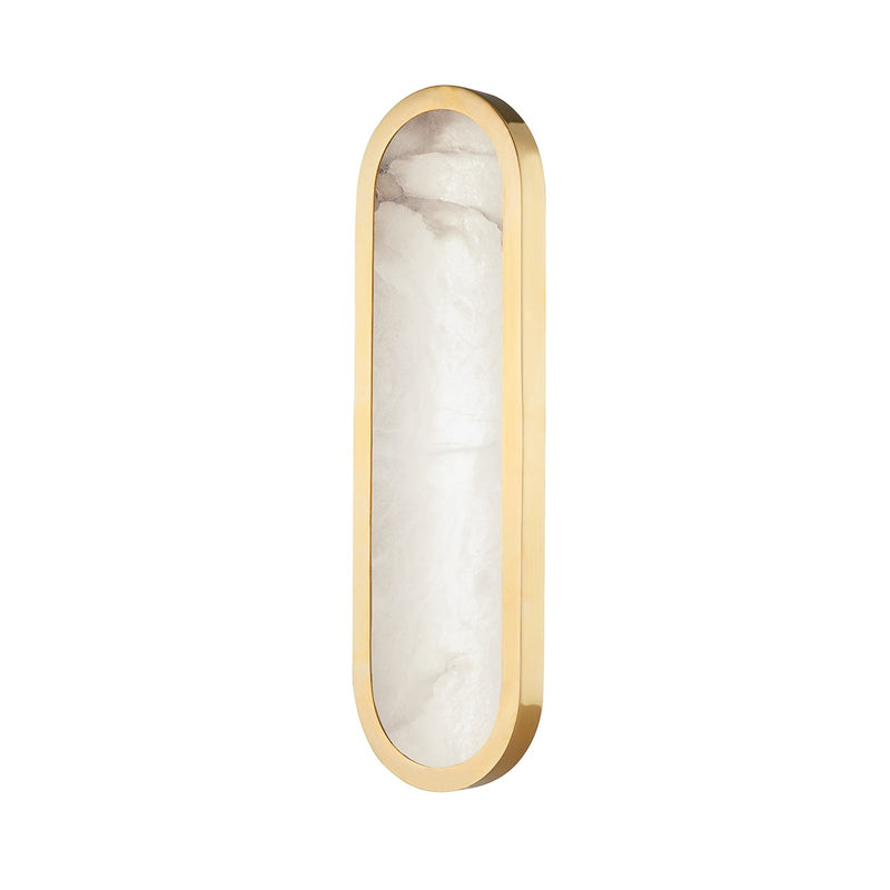 Hudson Valley 3318-AGB LED Wall Sconce, Aged Brass