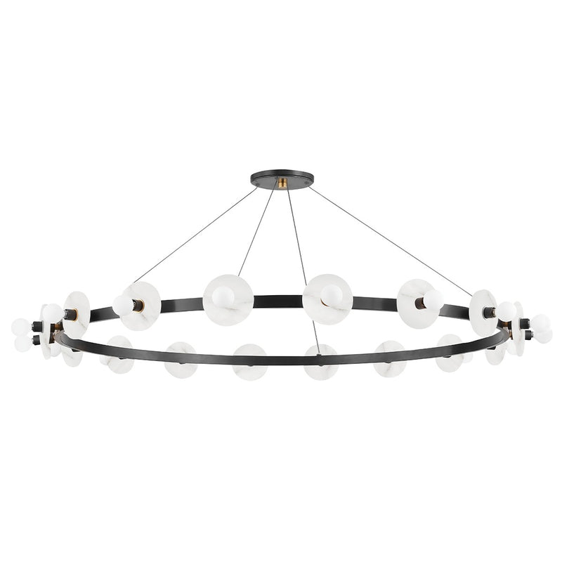 Hudson Valley 4258-AOB 18 Light Chandelier, Aged Old Bronze